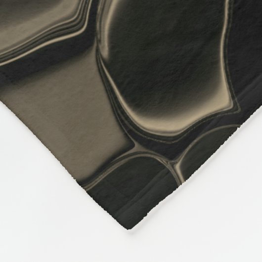 Pedaços marons, círculos e formas arredondadas. fleecedecke (Ecke)