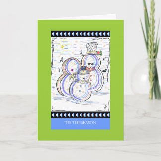 PedagogyGreetings Cards: Let It Snow Man! Feiertagskarte