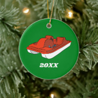 Pedal Boat Red and Green Custom Foto