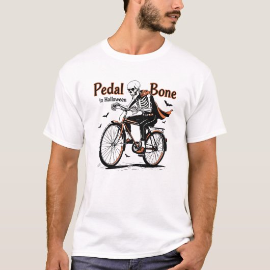 Pedal Bone zu Halloween T - Shirt (Vorderseite)