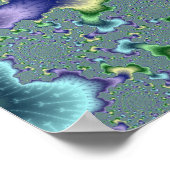 Pedal Columns - Fraktal Poster (Ecke)