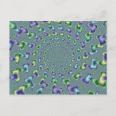 Pedal Columns - Fraktal Postkarte (Vorderseite)