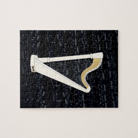 Pedal-Harfen-Musik Puzzle (Horizontal)