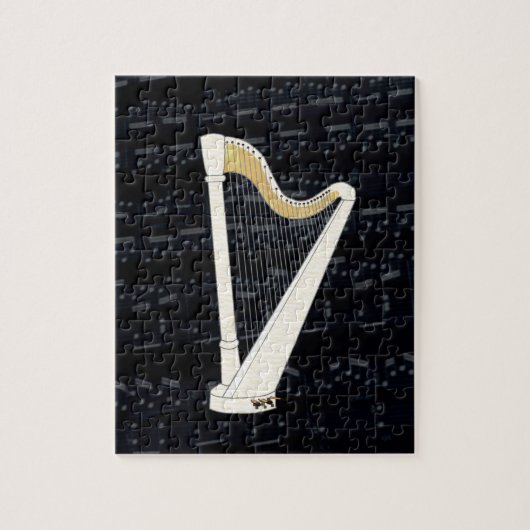 Pedal-Harfen-Musik Puzzle (Vertikal)