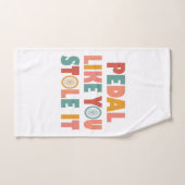 Pedal like You Stole It - Funny Cycling Handtuch (Handtuch)