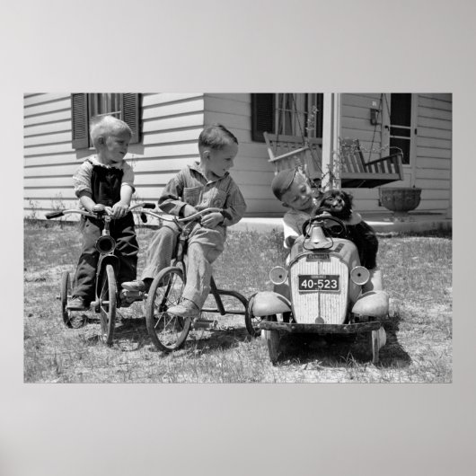 Pedal Power in den 30er Jahren Poster (Vorne)