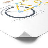 Pedal powered Leeds Poster (Ecke)