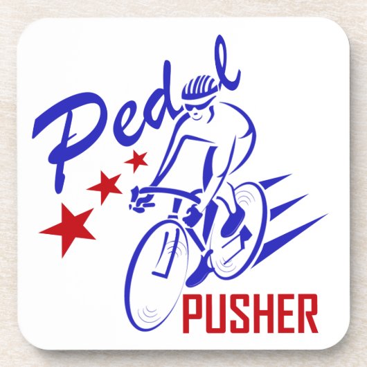 Pedal Pusher Getränkeuntersetzer (Vorderseite)