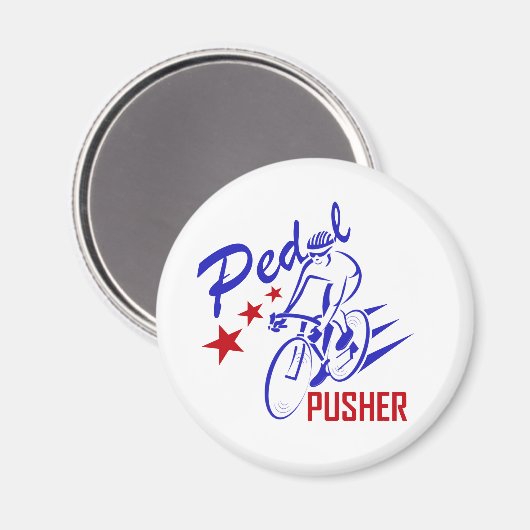Pedal Pusher Magnet (Vorderseite/Rückseite)