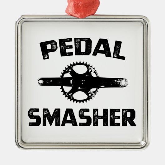 Pedal Smasher Ornament Aus Metall (Vorne)
