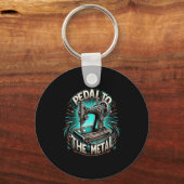 Pedal To The Metal - Funny Sewing Quote Schlüsselanhänger (Vorderseite)