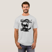 Pedal zum Metall sprinten Auto T-Shirt (Vorne ganz)