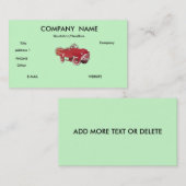 Pedalcar Visitenkarten Visitenkarte (Vorne/Hinten)