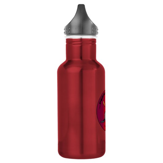 PedalChopper Logo-Rot Trinkflasche (Links)