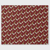 Pedalo Tourist Paddle Boot Geschenkpapier (Flach)