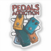 Pedals addiction aufkleber (Vorderseite)