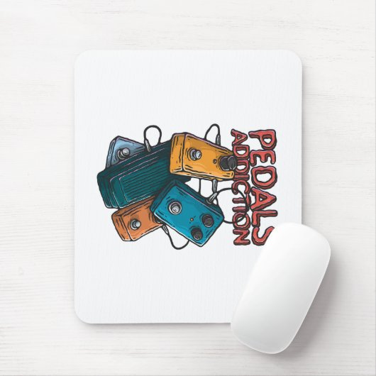 Pedals addiction mousepad (Mit Mouse)
