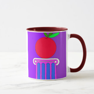 pedastal mit der Apfel-Tasse Tasse