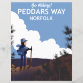Peddars Way Norfolk Wanderposter (Rückseite)