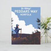 Peddars Way Norfolk Wanderposter (Stehend Vorderseite)