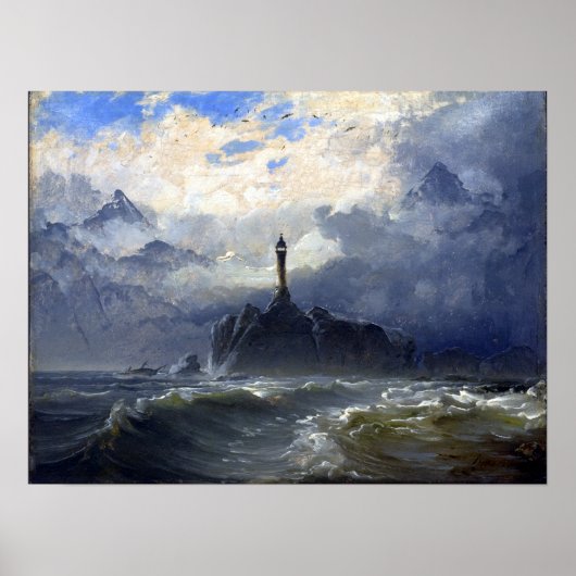 Peder Balke Seascape Poster (Vorne)