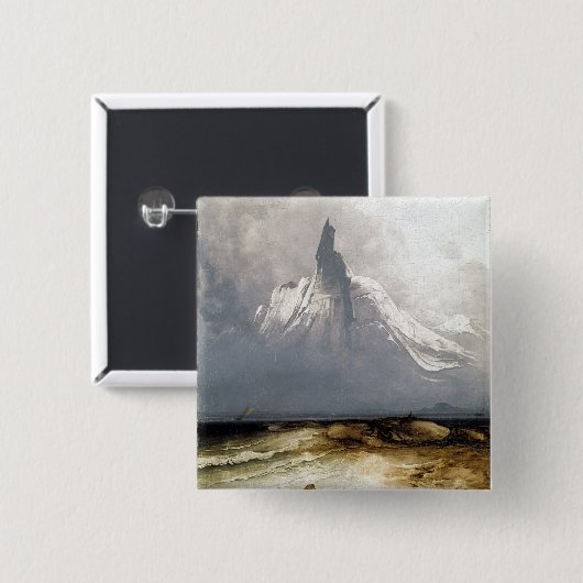 Peder Balke Stetind in Nebel Button (Vorne & Hinten)