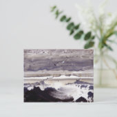 Peder Balke Stormy Sea Postkarte (Stehend Vorderseite)