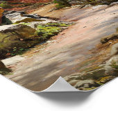 Peder Monsted - Ein Wald in der Nähe von Ilsenburg Poster (Ecke)