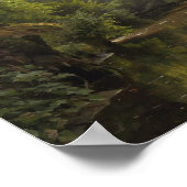 Peder Monsted - Landschaft der bewaldeten Flüsse Poster (Ecke)