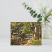 Peder Monsted - Waldlandschaft Postkarte (Stehend Vorderseite)