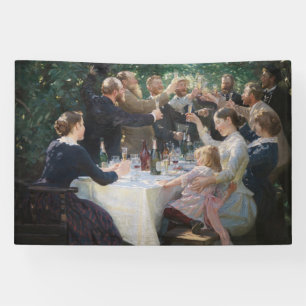 Peder Severin Kroyer - Angesagt, Angesagt, Hurrah! Banner