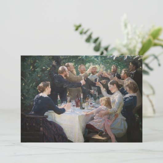 Peder Severin Kroyer - Angesagt, Angesagt, Hurrah! Einladung (Stehend Vorderseite)