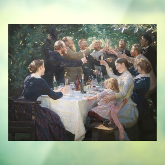 Peder Severin Kroyer - Angesagt, Angesagt, Hurrah! Fensteraufkleber (Blatt 3)