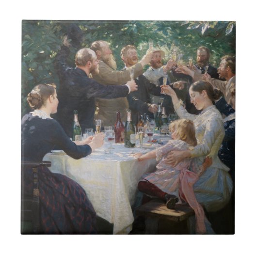 Peder Severin Kroyer - Angesagt, Angesagt, Hurrah! Fliese (Vorderseite)