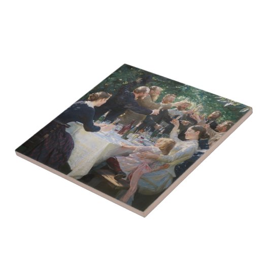 Peder Severin Kroyer - Angesagt, Angesagt, Hurrah! Fliese (Seite)