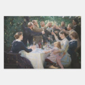 Peder Severin Kroyer - Angesagt, Angesagt, Hurrah Geschenkpapier Set (Vorderseite 2)
