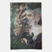 Peder Severin Kroyer - Angesagt, Angesagt, Hurrah! Geschirrtuch (Vertikal)
