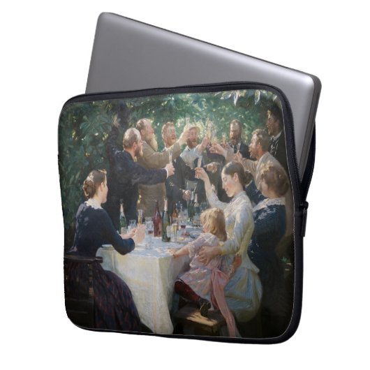 Peder Severin Kroyer - Angesagt, Angesagt, Hurrah! Laptopschutzhülle (Vorderseite Links)