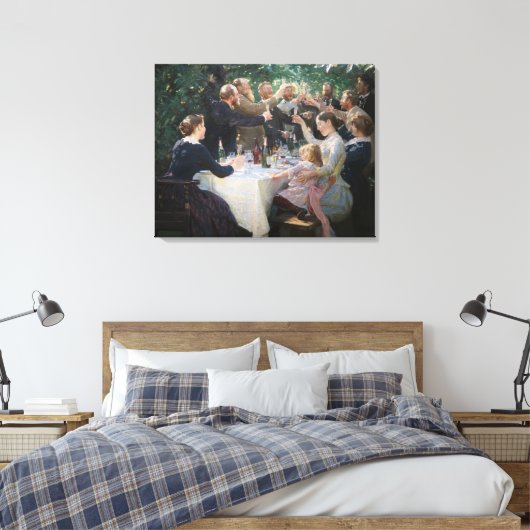 Peder Severin Kroyer - Angesagt, Angesagt, Hurrah! Leinwanddruck (Insitu (Schlafzimmer))