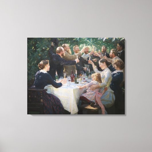 Peder Severin Kroyer - Angesagt, Angesagt, Hurrah! Leinwanddruck (Vorderseite)