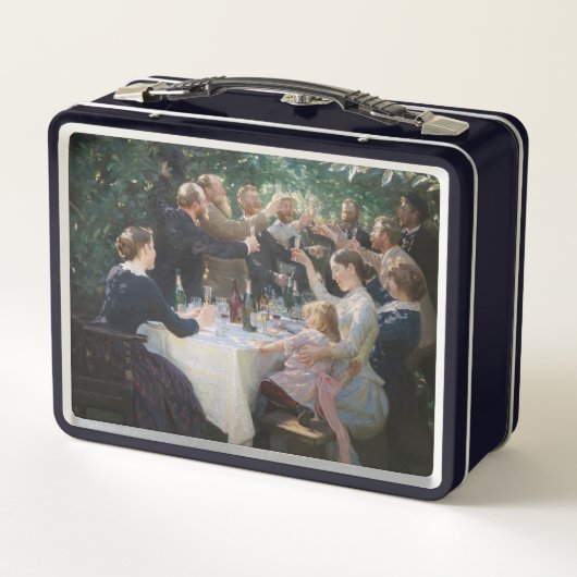 Peder Severin Kroyer - Angesagt, Angesagt, Hurrah Metall Brotdose (Rückseite)