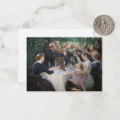 Peder Severin Kroyer - Angesagt, Angesagt, Hurrah! Mitteilungskarte (Vorderseite/Rückseite Beispiel)