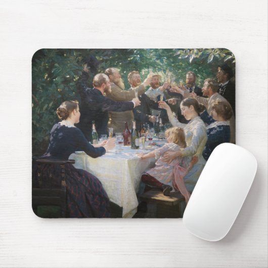 Peder Severin Kroyer - Angesagt, Angesagt, Hurrah! Mousepad (Mit Mouse)