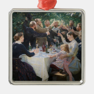 Peder Severin Kroyer - Angesagt, Angesagt, Hurrah! Ornament Aus Metall