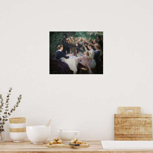 Peder Severin Kroyer - Angesagt, Angesagt, Hurrah! Poster (Küche)