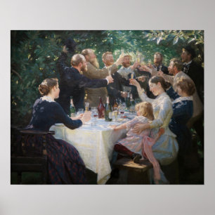 Peder Severin Kroyer - Angesagt, Angesagt, Hurrah! Poster