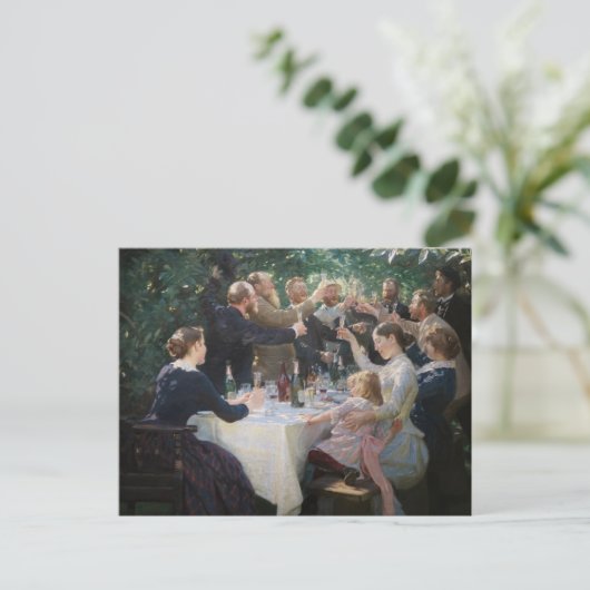 Peder Severin Kroyer - Angesagt, Angesagt, Hurrah! Postkarte (Stehend Vorderseite)
