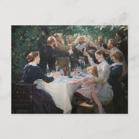 Peder Severin Kroyer - Angesagt, Angesagt, Hurrah! Postkarte (Vorderseite)