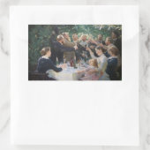 Peder Severin Kroyer - Angesagt, Angesagt, Hurrah! Rechteckiger Aufkleber (Tasche)