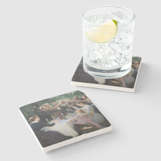 Peder Severin Kroyer - Angesagt, Angesagt, Hurrah! Steinuntersetzer (Seitenansicht)